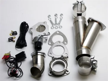 Picture of Granatelli 3.0in Stainless Steel Electronic Exhaust Cutout w/Slip Fit/Band Clamp