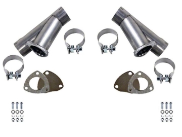 Picture of Granatelli 4.0in Stainless Steel Manual Dual Exhaust Cutout