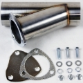 Picture of Granatelli 2.5in Stainless Steel Manual Exhaust Cutout