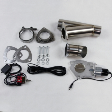 Picture of Granatelli 2.5in Stainless Steel Electronic Exhaust Cutout