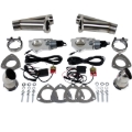 Picture of Granatelli 3.0in Stainless Steel Electronic Dual Exhaust Cutout