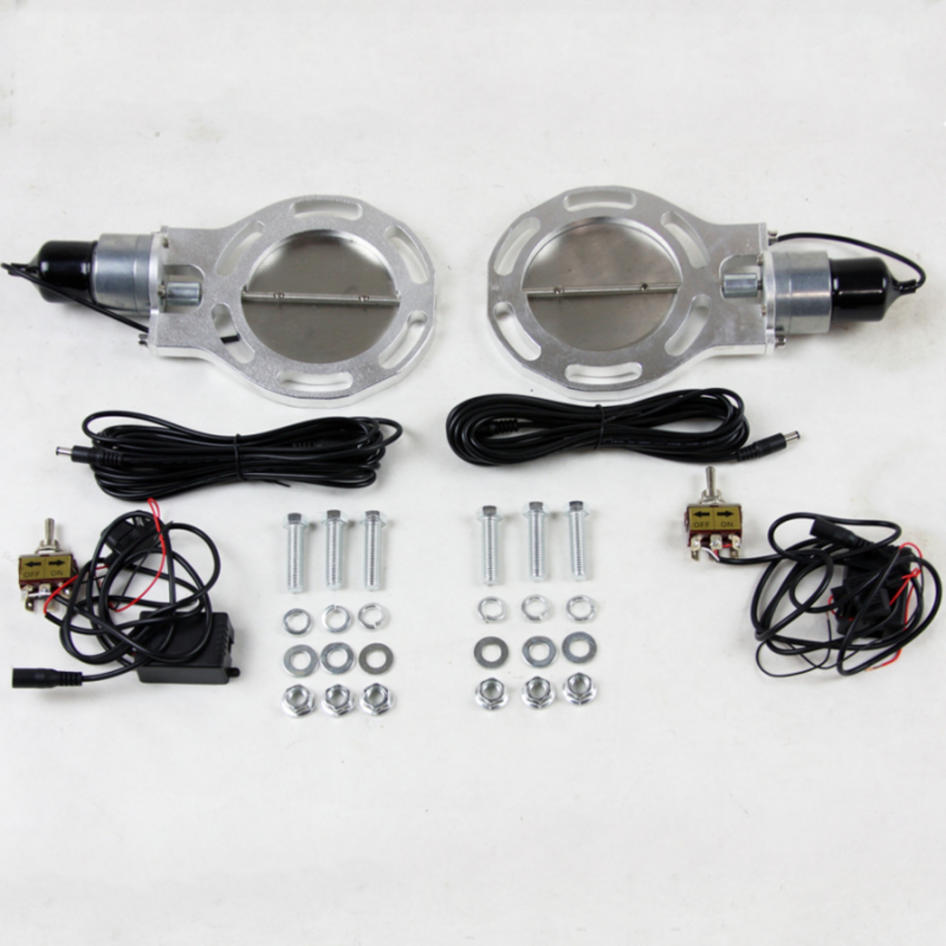 Picture of Granatelli 4.0in Dual Electronic Exhaust Cutout (Cutout Only)
