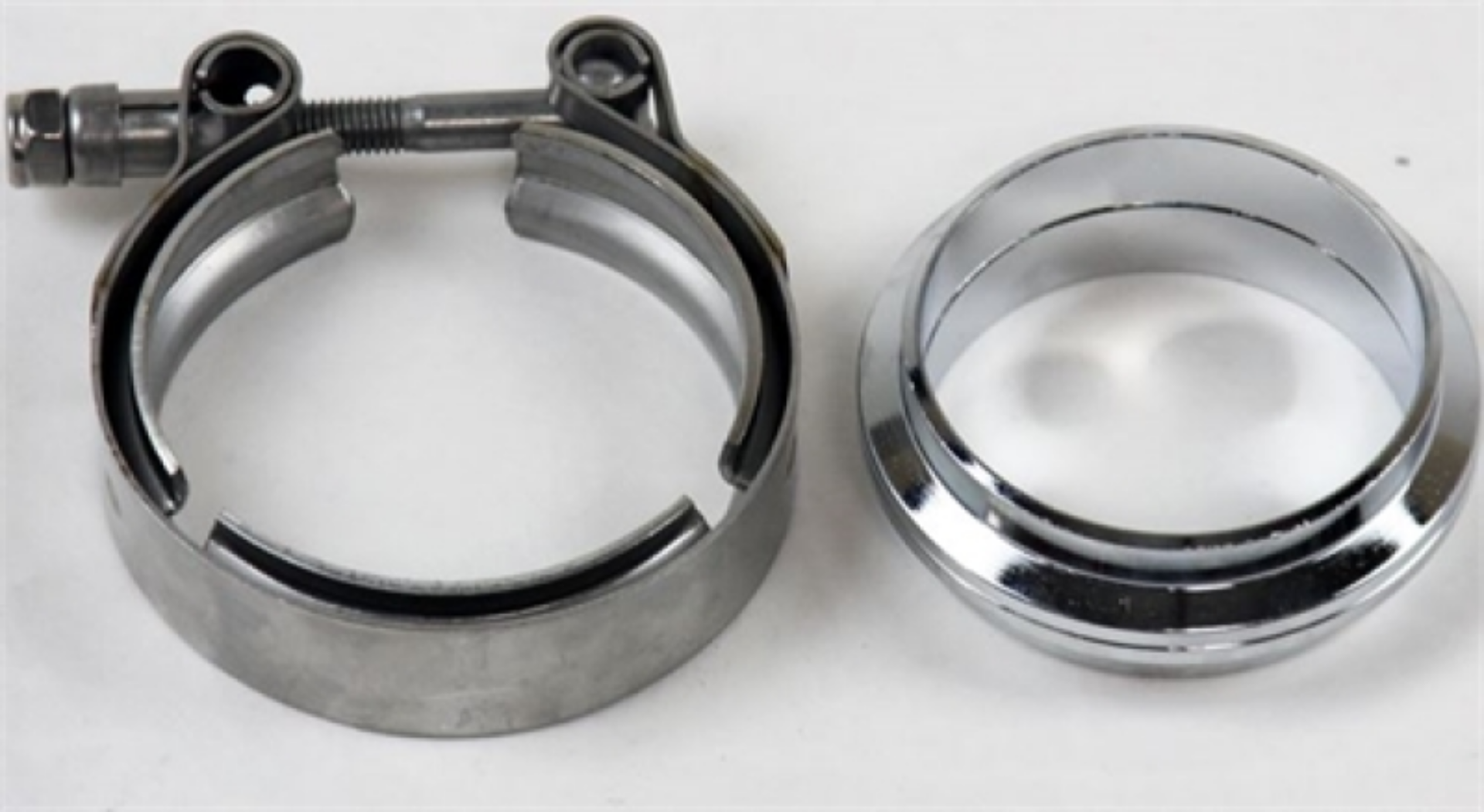 Picture of Granatelli 3.5in Flat Flanges w/V-Band Clamp