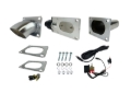 Picture of Granatelli 3.0in Oval Stainless Steel Electronic Exhaust Cutout