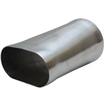 Picture of Granatelli 3.0in Round to 3.0in Oval Weld In Exhaust Adapter