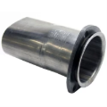 Picture of Granatelli 3.0in Round to 3.0in Oval Exhaust Adapter w/Floating 3 Bolt Header Flange