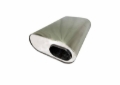 Picture of Granatelli 3.0in Inlet 3.0in Outlet 13x9.5x6in Oval Muffler
