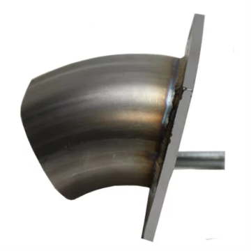 Picture of Granatelli 3.0in 45 Deg Angle True Oval Turn Down