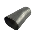 Picture of Granatelli 3.0in Round to 3.0in Oval Weld In Exhaust Adapter