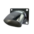 Picture of Granatelli 3.0in 45 Deg Angle True Oval Turn Down