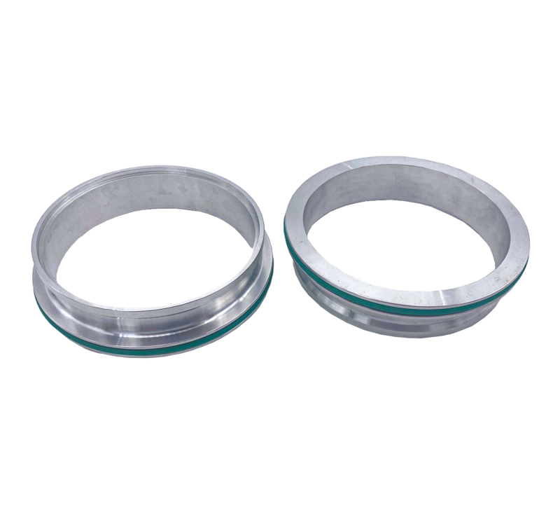 Picture of Granatelli Aluminum Dual Seal Clamp 4.0in Weld-on Ferrule Set