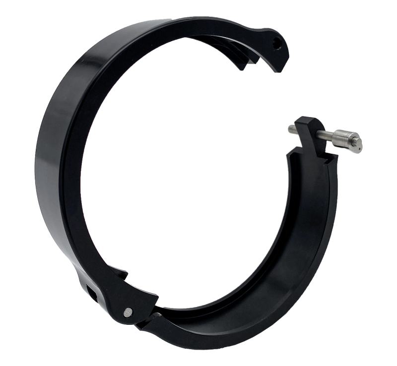 Picture of Granatelli 3.5in Dual Seal Clamshell Clamp - Aluminum Black