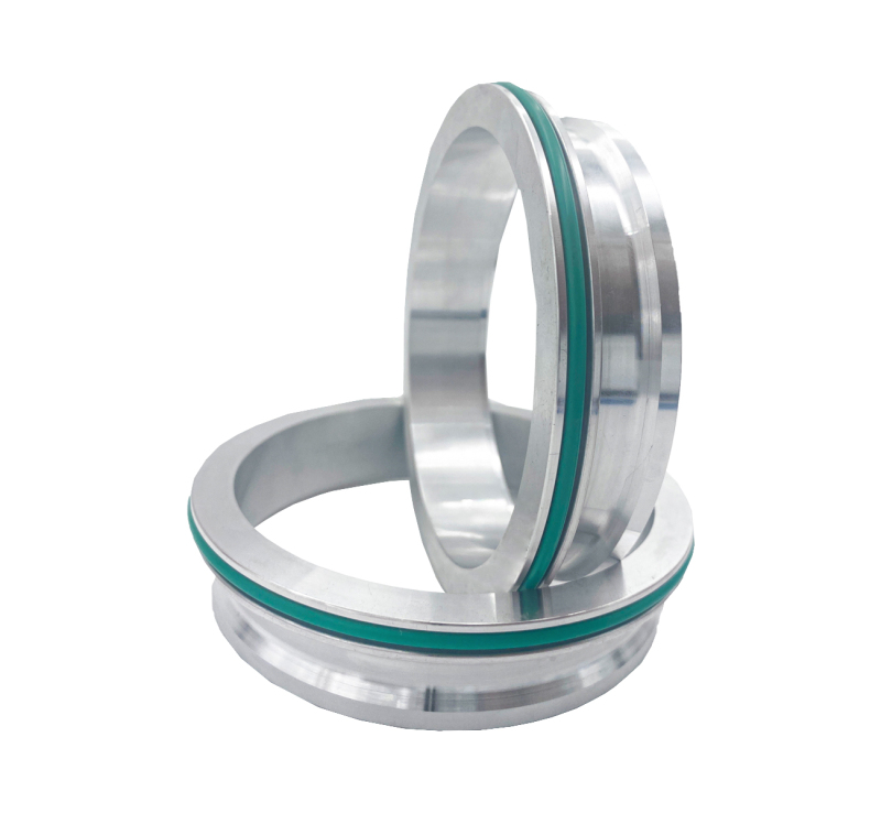 Picture of Granatelli Aluminum Dual Seal Clamp 4.0in Weld-on Ferrule Set