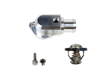 Picture of Granatelli 18-19 Jeep Trackhawk Billet Thermostat Housing w/180 Deg Thermostat