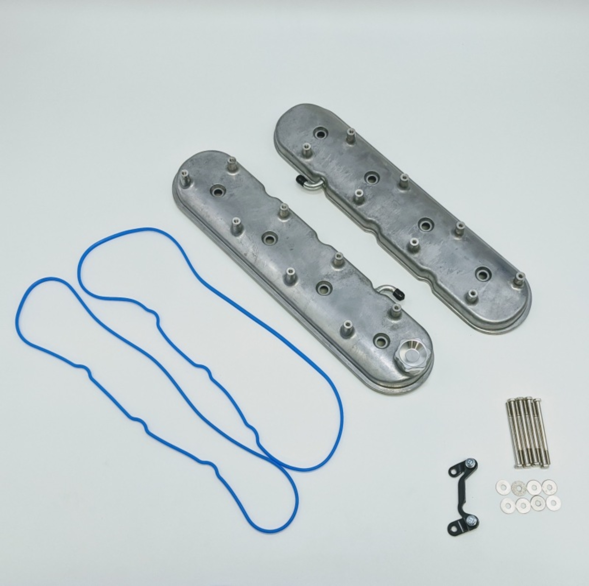 Picture of Granatelli 96-22 GM LS Standard Valve Cover w/Angled Coil Mount - Cast Finish (Pair)