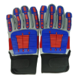 Picture of Granatelli X-Large Off Road Style Work Gloves - Red/Blue/Gray/Black
