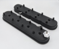 Picture of Granatelli 96-22 GM LS Tall Valve Cover w/Angled Coil Mounts - Black Wrinkle (Pair)