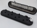 Picture of Granatelli 96-22 GM LS Standard Height Valve Cover w/Angled Coil Mount - Blk Wrinkle (Pair)