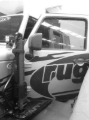Picture of Go Rhino 07-18 Jeep Wrangler JK/JKU Front Fender Jack Mount for Xventure Gear EG Jack - Tex. Blk