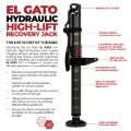 Picture of Go Rhino Xventure Gear EG1 El Gato Hydraulic Jack - Graphite
