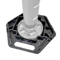 Picture of Go Rhino Xventure Gear El Gato Base Plate - Blk