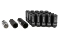 Picture of Project Kics Leggdura Racing Shell Type Lug Nut 54mm Open-End Look 16 Pcs + 4 Locks 14X1.5 Black