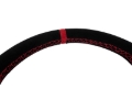 Picture of PRP Comp-R D-Shape Suede Steering Wheel - Red