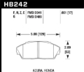 Picture of Hawk Performance HAWK HPS 5.0 Brake Pad Sets - HB242B.661