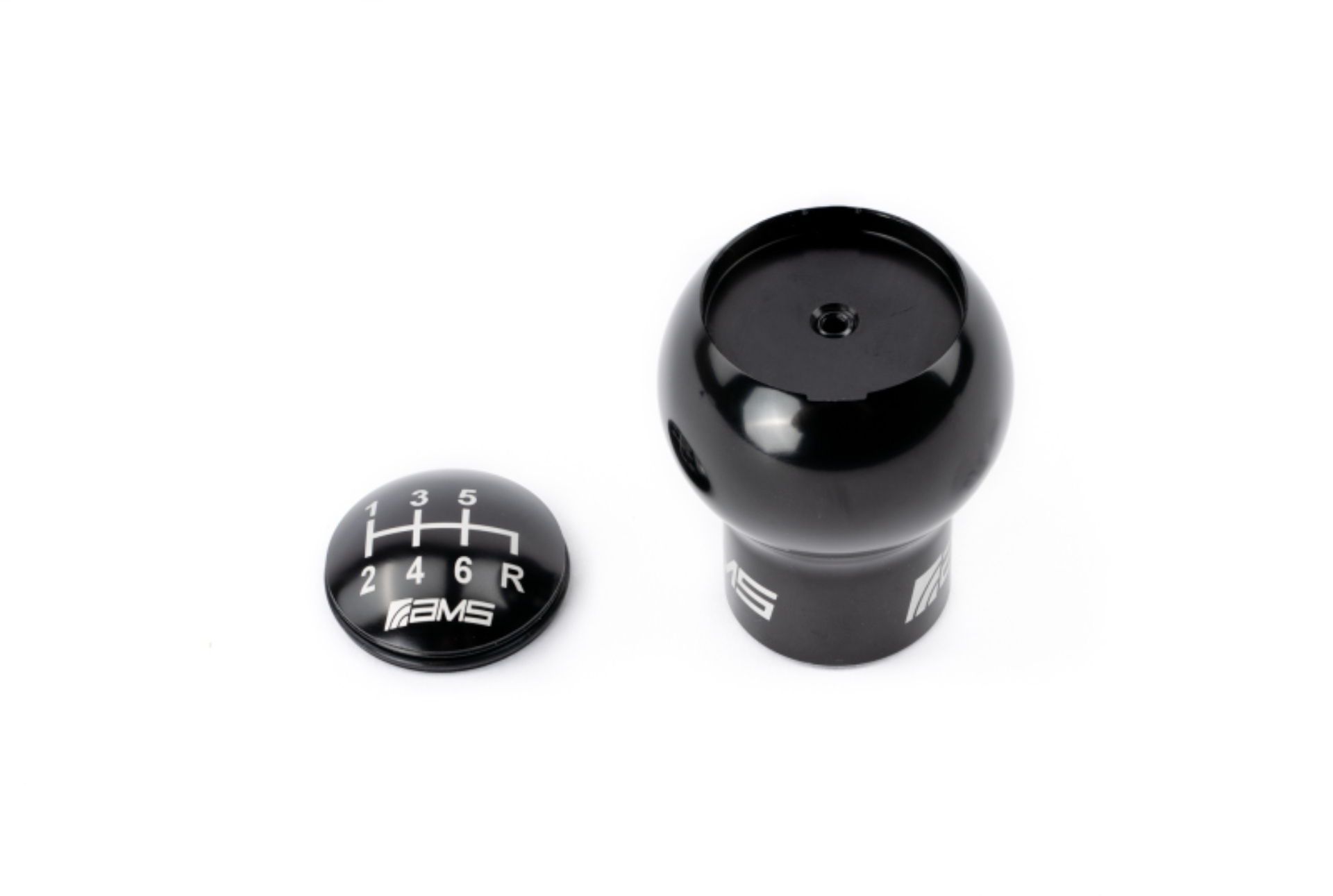 Picture of AMS Performance Subaru WRX/STi 6-Speed Billet Shift Knob (Incl Red, Black, & Gunmetal Cap)