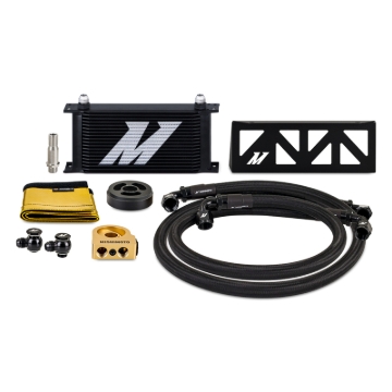 Picture of Mishimoto 22+ Subaru BRZ/Toyota GR86 Oil Cooler Kit Thermostatic - Black