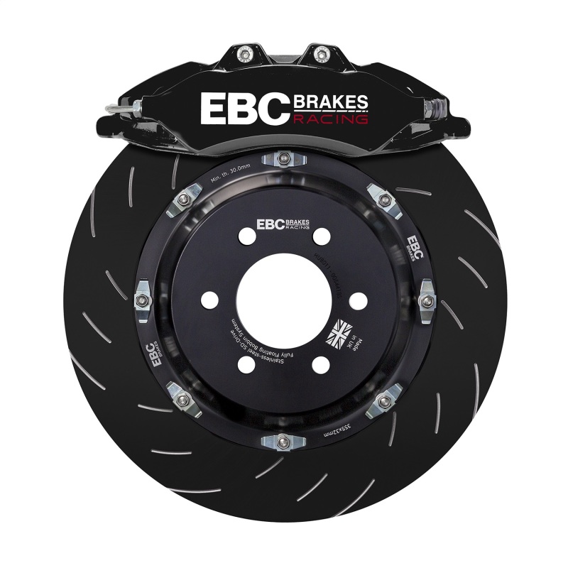 Picture of EBC Racing 14-19 BMW M3 F80/F82/F87 3.0T Black Apollo-6 Front Left Caliper