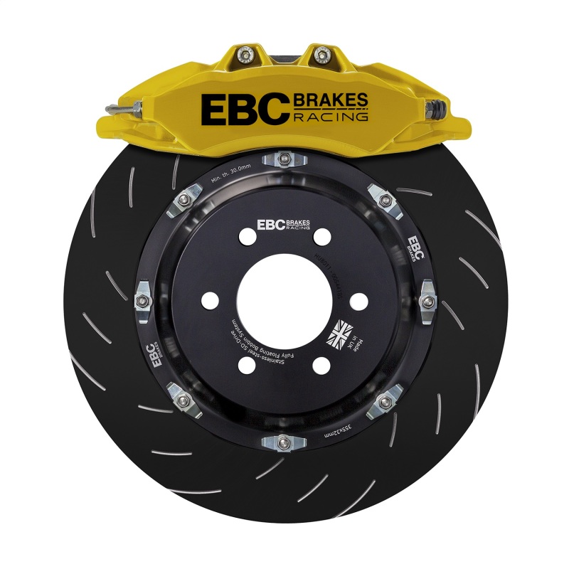 Picture of EBC Racing 14-19 BMW M3 F80/F82/F87 3.0T Yellow Apollo-6 Front Right Caliper