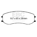 Picture of EBC Racing Porsche 991 GT3 Cup MR (w/PFC Brakes) SR-21 Sintered Race Front Brake Pads