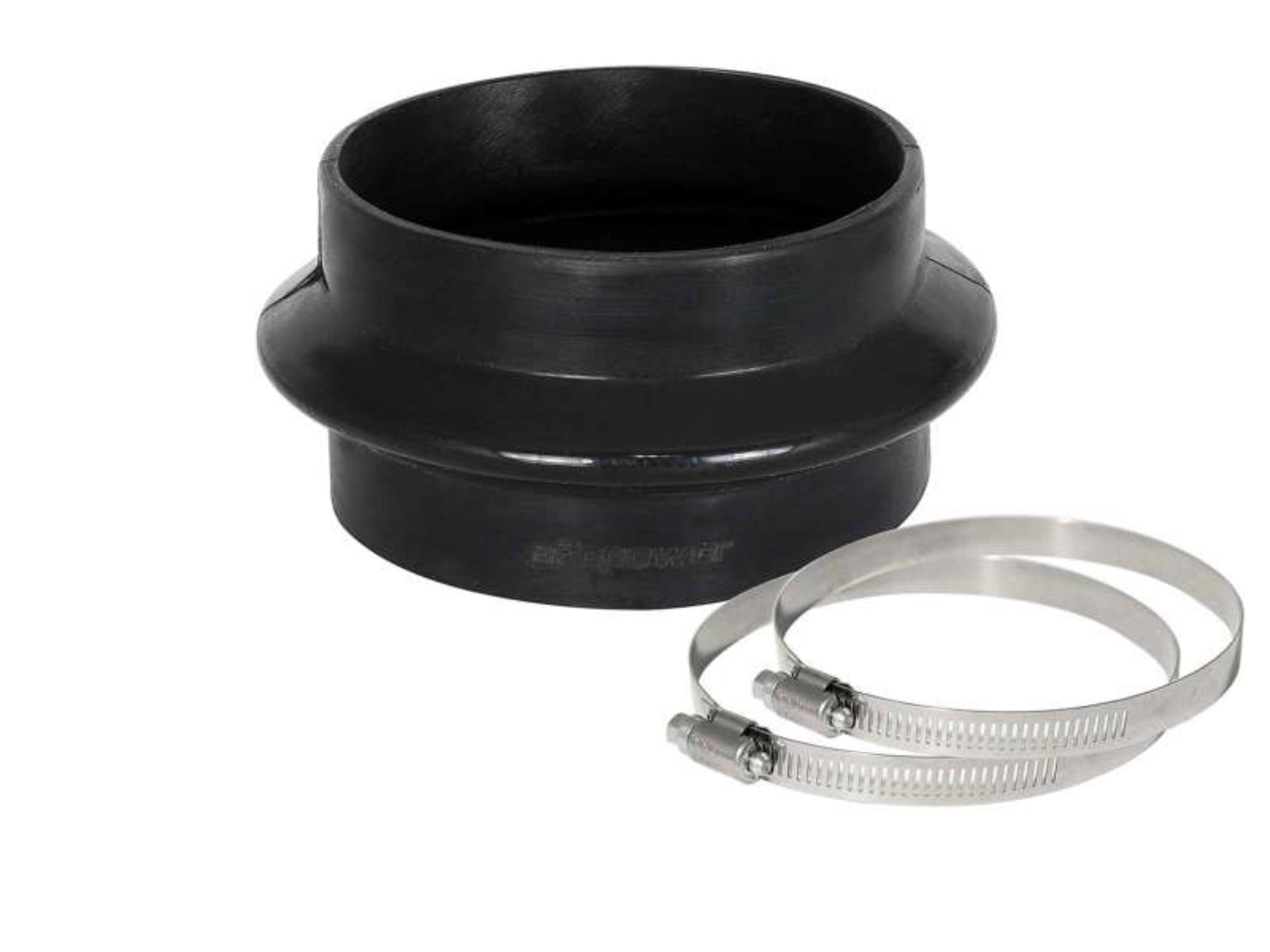 Picture of aFe Magnum FORCE Silicone Coupling Kit 4in ID x 2-1/2in L Straight Bellow-Coupler - Black