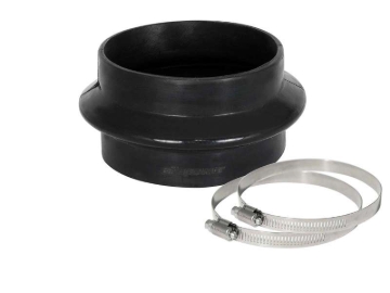 Picture of aFe Magnum FORCE Silicone Coupling Kit 4in ID x 2-1/2in L Straight Bellow-Coupler - Black