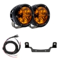 Picture of Rigid Industries 2017+ Polaris Pro R/Turbo R Revolve Amber PRO Grille Light Kit