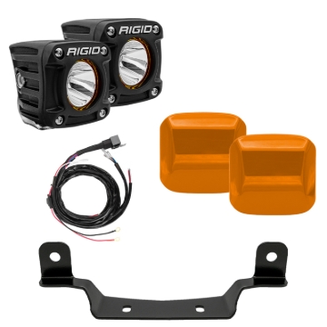 Picture of Rigid Industries 2017+ Polaris Pro R/Turbo R Revolve Grille Light Kit