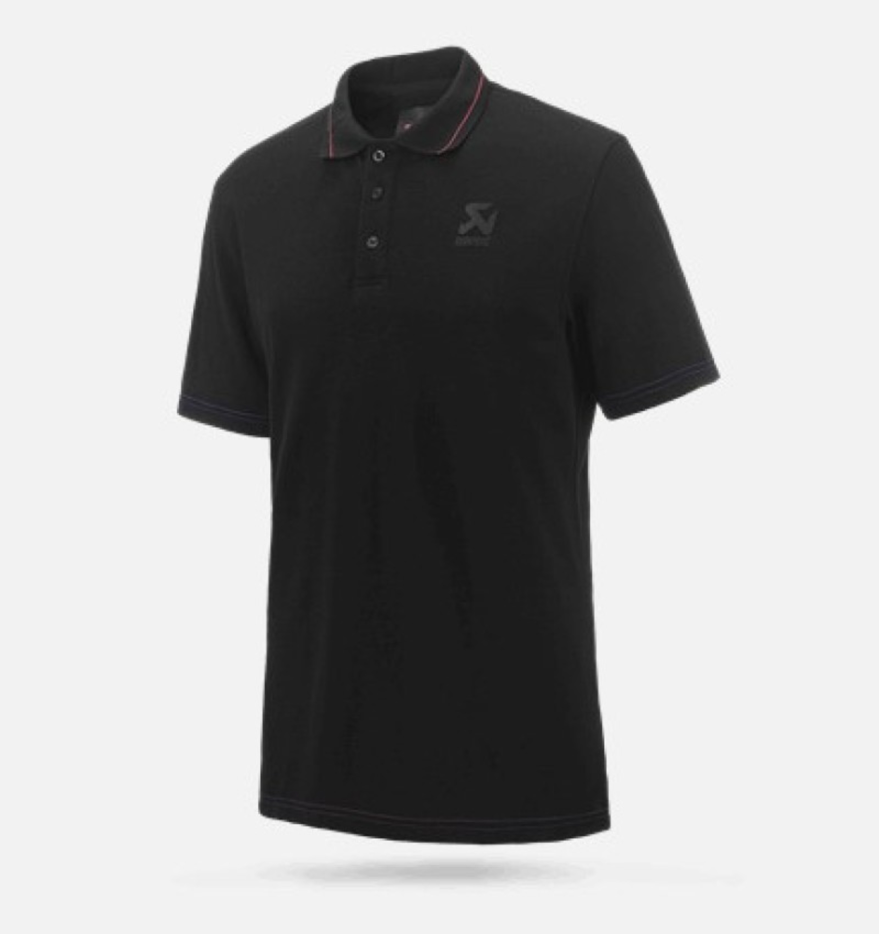 Picture of Akrapovic Mens Corpo Polo Black L