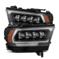 Picture of AlphaRex 19-23 Dodge Ram 1500 (No Clsc/Ltd/TRX) NOVA-Series Proj. Headlights Black (Req. Converter)