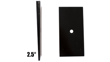 Picture of Fishbone Offroad Universal 2.5in Leaf Spring Shim - Black