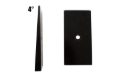 Picture of Fishbone Offroad Universal 4in Leaf Spring Shim - Black
