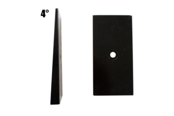 Picture of Fishbone Offroad Universal 4in Leaf Spring Shim - Black