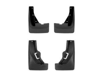 Picture of WeatherTech 22-23 Nissan Pathfinder Front & Rear No Drill Mudflaps - Black