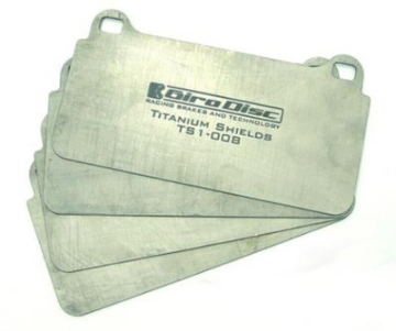 Picture of GiroDisc Lamborghini Aventador (w/Iron Conversion) Front Titanium Pad Shields