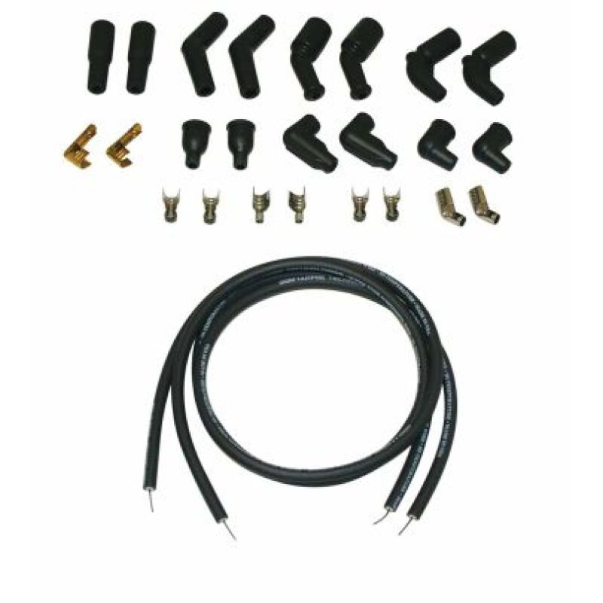 Picture of Moroso 78-15 Harley-Davidson Universal Suppression Core Wire Set - Black