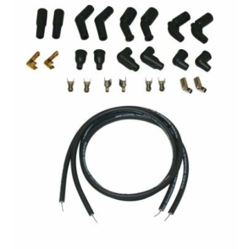 Picture of Moroso 78-15 Harley-Davidson Universal Suppression Core Wire Set - Black