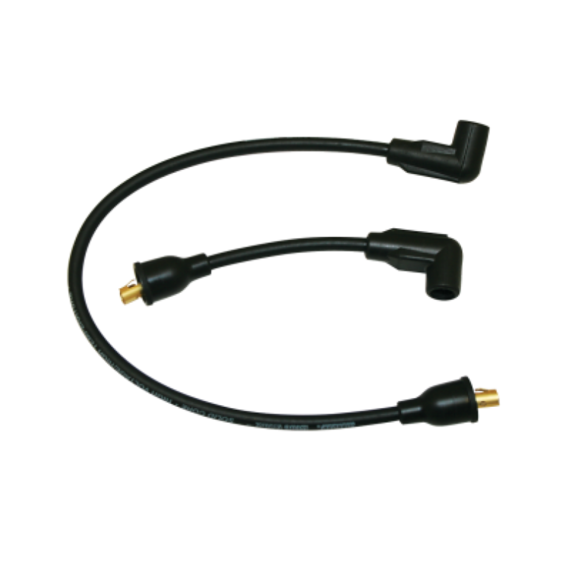 Picture of Moroso 65-78 Harley-Davidson FL/FX Solid Stainless Core Wire Set - Black