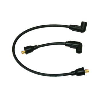 Picture of Moroso 65-78 Harley-Davidson FL/FX Solid Stainless Core Wire Set - Black