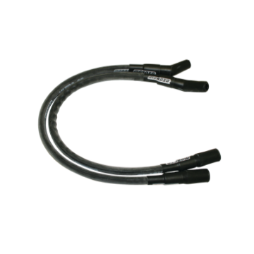 Picture of Moroso 99-08 Harley-Davidson FLT/FLHT/FLHR/FLTR Sleeved Ultra 40 Wire Set - Black