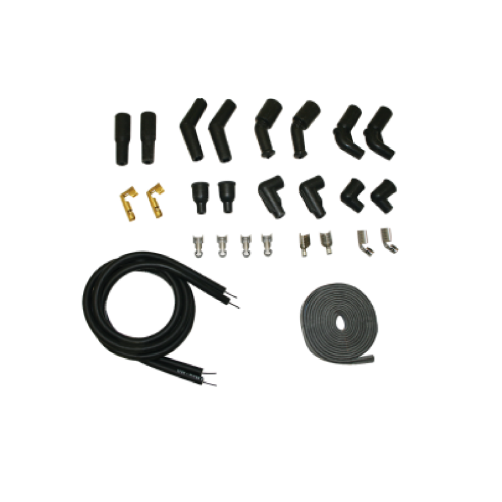 Picture of Moroso 78-15 Harley-Davidson Universal Kit Sleeved Ultra 40 Wire Set - Black